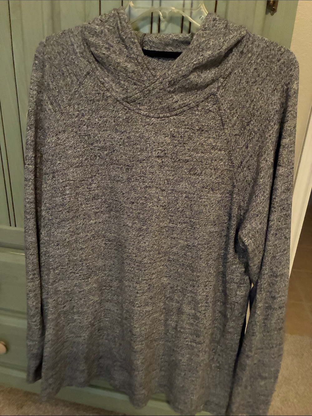 UGG Women's Heather Gray Cowl Neck Pullover Sweater